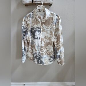 Alfred Dunner Floral Patch Jacket